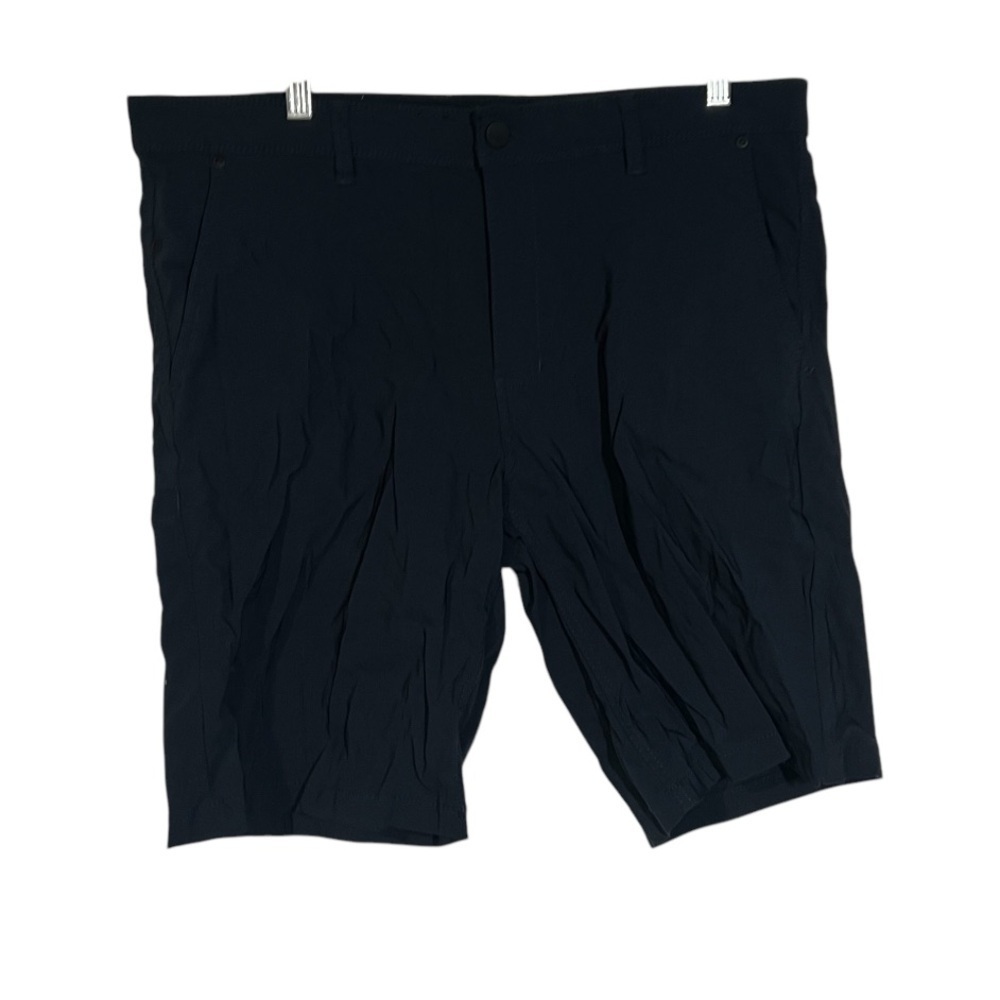Weatherproof Vintage Khaki Shorts Size 36 Navy Blue Summer Chinos Preppy